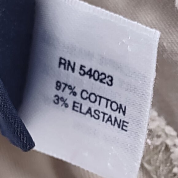 Gap Curvy Women's Beige, Tan, Cotton 2 Pocket Capri Pants Size 12 - Picture 10 of 11